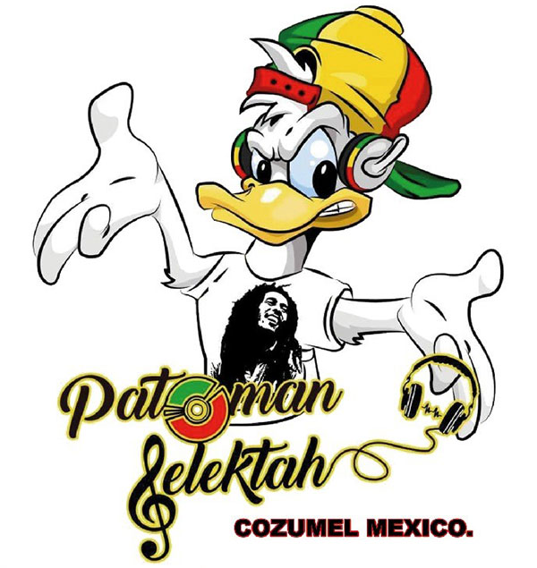 Logo Selekta Patoman DJ con discapacidad Cozumel México